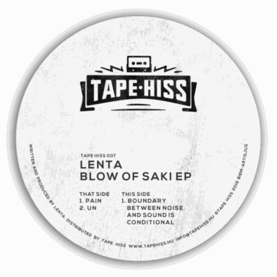Lenta - Blow Of Saki EP (info side) Blow Of Saki
