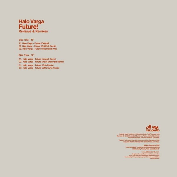 ALLINN027_promo_webcover_02 Back to the Future (inc. remix Janeret, Coldfish, Howl Ensemble, Pola and Jaffa Surfa)