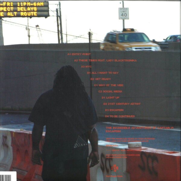 SPMBLP003 escapism b cover The Incredible Adventures Of Captain P: Escapism