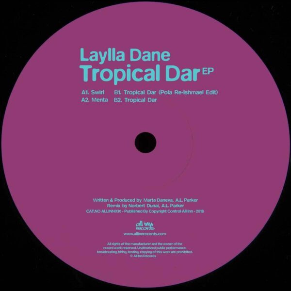 ALLINN030_B Tropical Dar EP