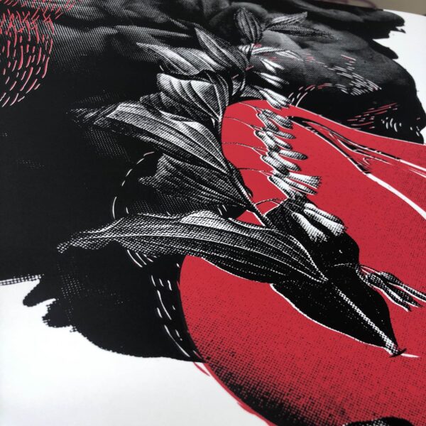 Lieu des Héron Silkscreened Print