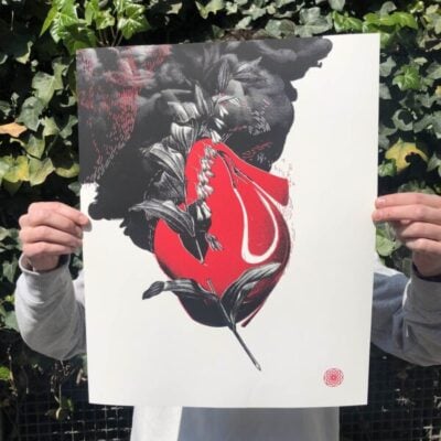 Lieu des Héron Silkscreened Print