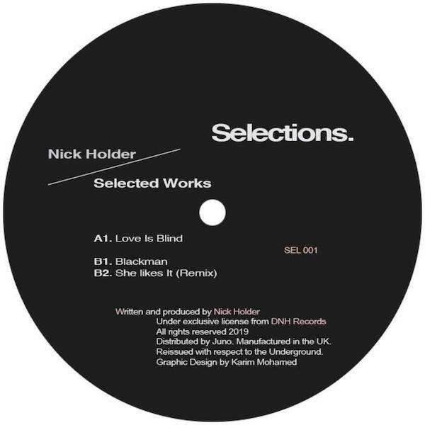 Nick HOLDER TITLE-Selected Works Selected Works