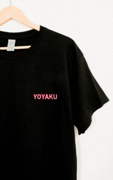 YOYAKU T-SHIRT Black / Neon Magenta