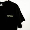 yoyakuyellow-21 YOYAKU T-SHIRT Black / Neon Green