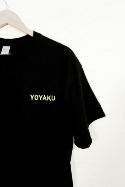 yoyakuyellow-21 YOYAKU T-SHIRT Black / Neon Green
