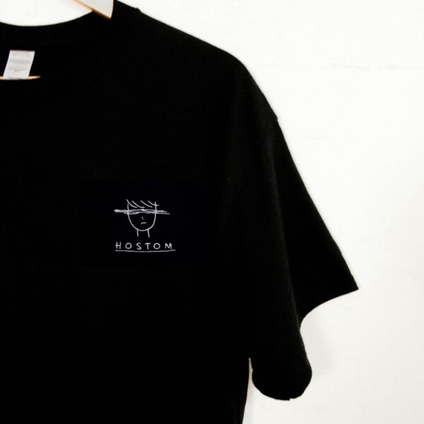 tshirt-black-emb-hostom3 Hostom T-shirt