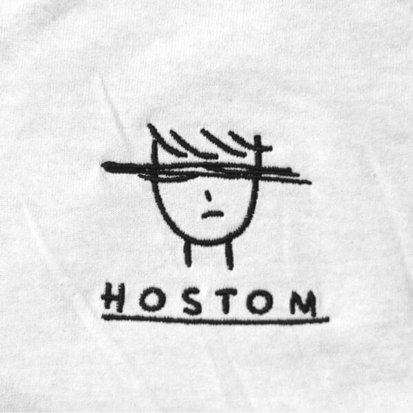 tshirt-white-emb-hostom2 Hostom T-shirt