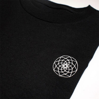 ROSACE T-SHIRT Black / White