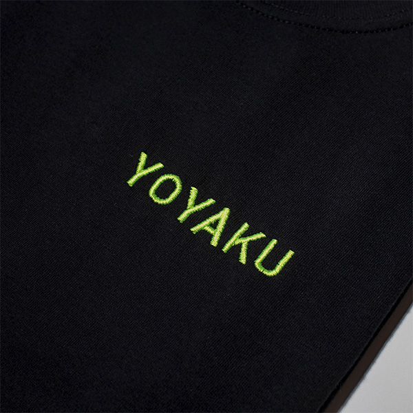 TSHIRT-YYK-BK-NG_2 YOYAKU T-SHIRT Black / Neon Green