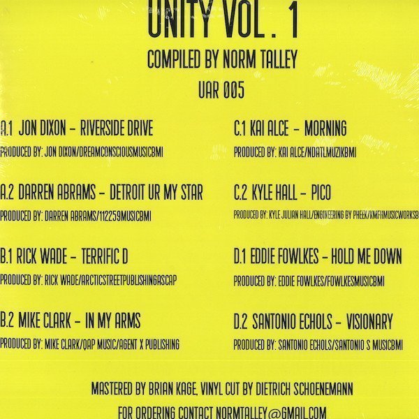 Unity Vol. 1 completed by Norm Talley