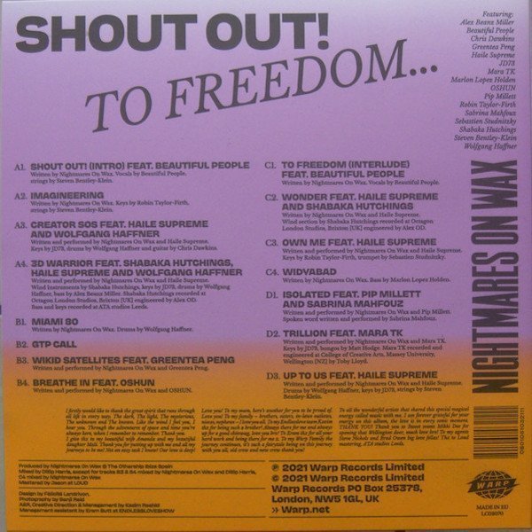 Shout Out! To Freedom...