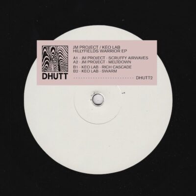 DHUTT02_MockVinyl_Closeup Hillyfields Warrior EP