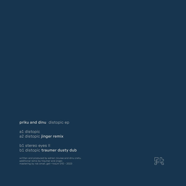 GETTRAUM010_2 Distopic EP (Traumer and Jinger remixes)