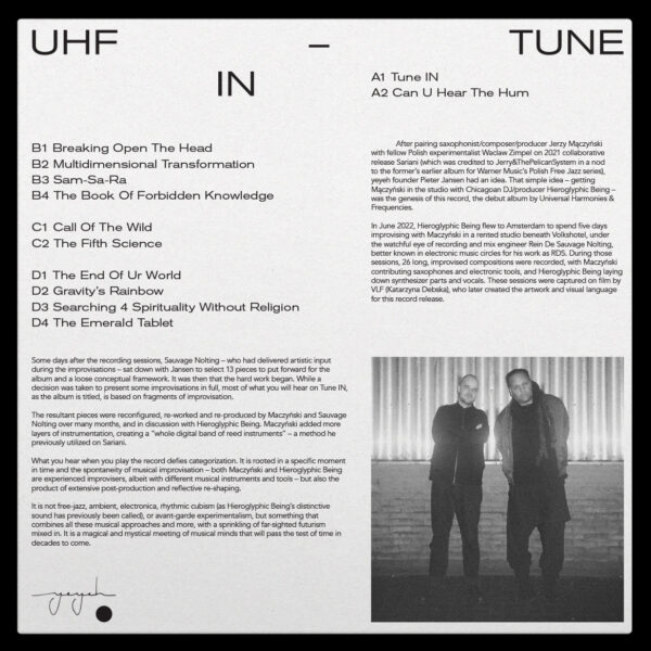 Yeyeh005_1 Tune IN LP