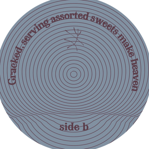 Cracked, serving assorted sweets make heaven