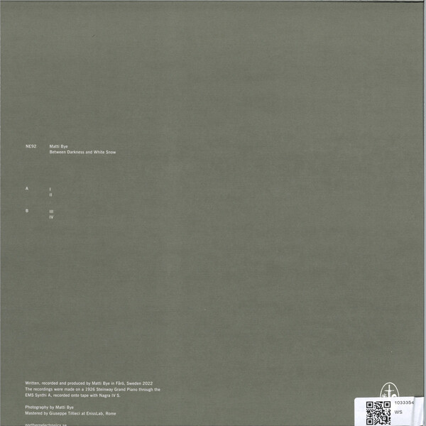 NE92_2 Between Darkness and White Snow LP