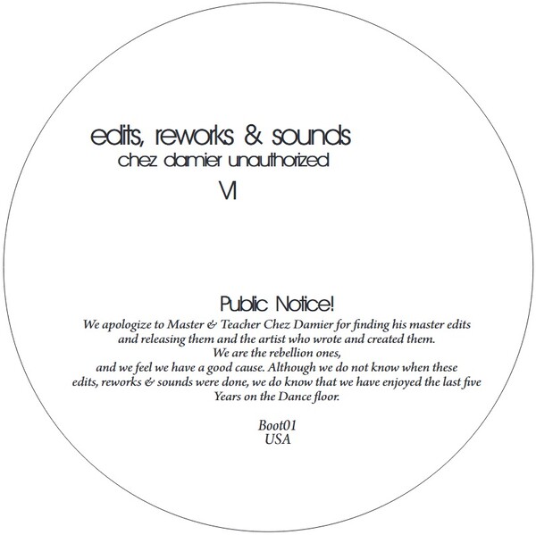 boot01_2 Edits, Reworks & Sounds - Chez Damier Unauthorized