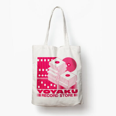 Tote bag Record Store White
