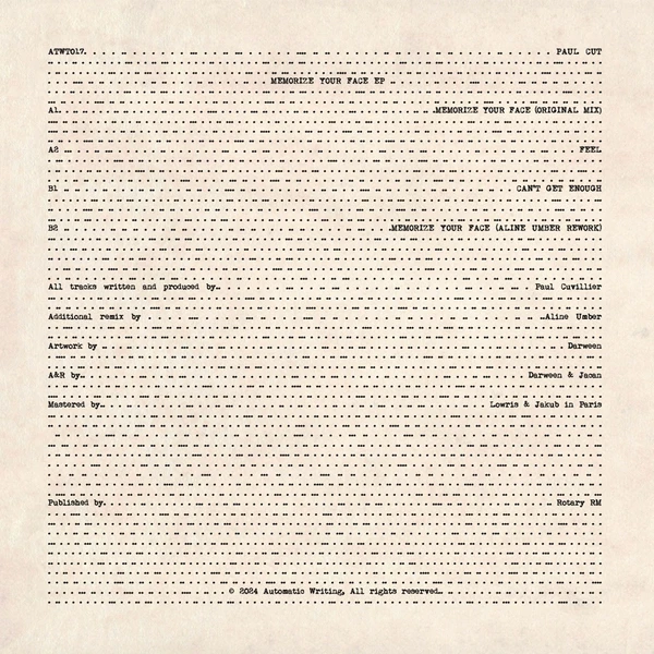 ATWT017_2_600 Memorize Your Face EP