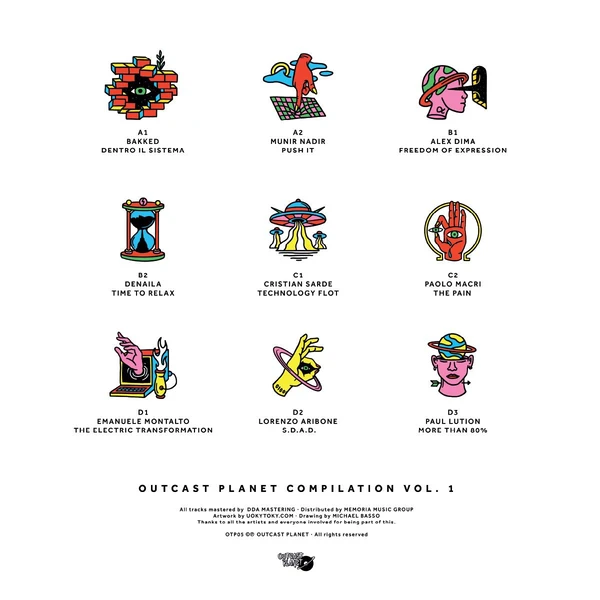 Outcast Planet Compilation Vol.1 LP