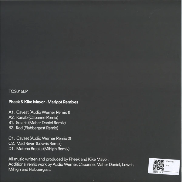 TOS015_5_600 MARIGOT REMIXE PACKAGE 2x12"