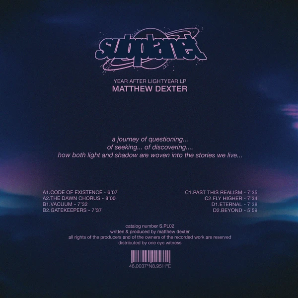 S.PL02_1_600 Code Of Existence, The Dawn Chorus, Vacuum, Gatekeepers, Past This Realism, Fly Higher, Eternal, Beyond