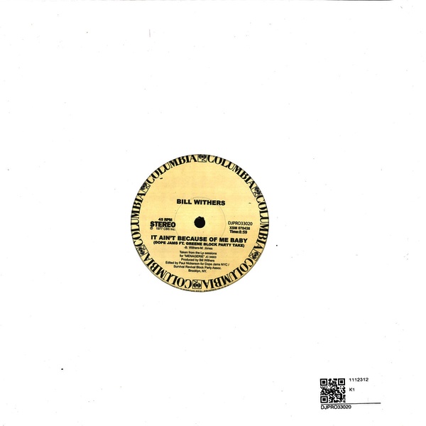 Lovely Day / It Aint Because Of Me Baby (Dope Jams NYC Edit)