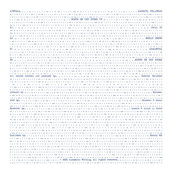 Rider On The Storm EP