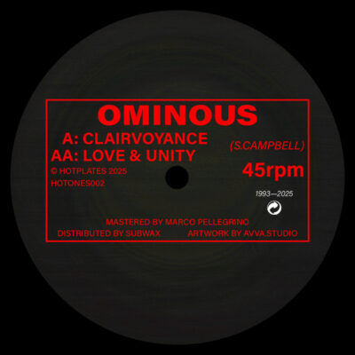 HOTONES002_1_600 Clairvoyance / Love & Unity