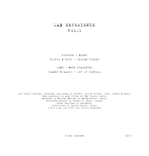 Lab Experience Vol. 1