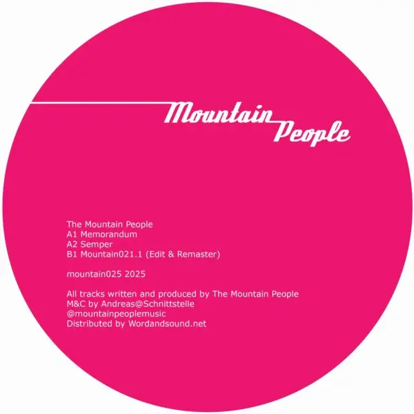 Memorandum (2026 repress)