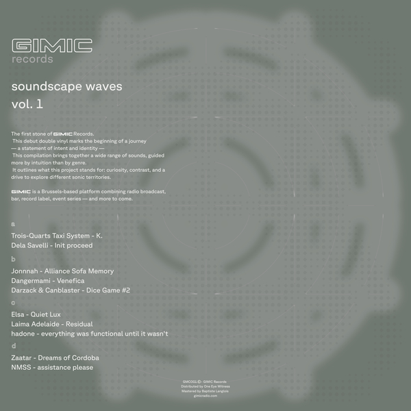 GMC001_1_600 Soundscape waves Vol.1 2LP