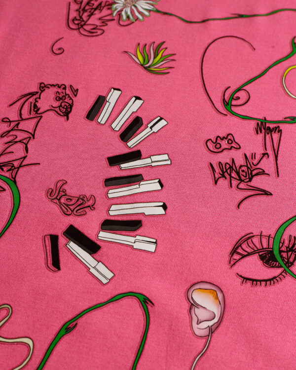 Jigit Earthly delights tshirts - PINK