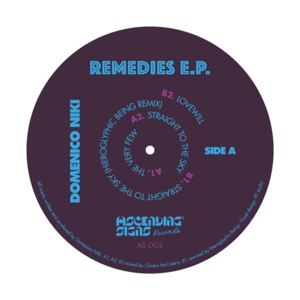 AS002 Remedies EP (incl. Hieroglyphic Being Remix)