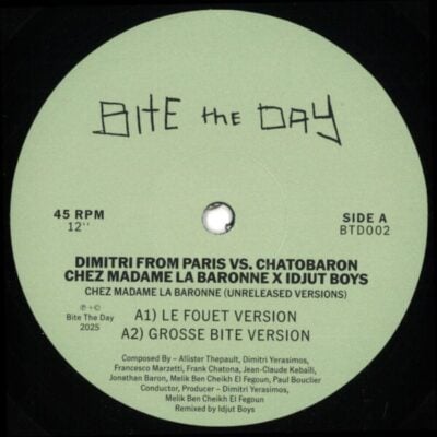 Chez Madame La Baronne – Unreleased Idjut Boys Versions (Repress)