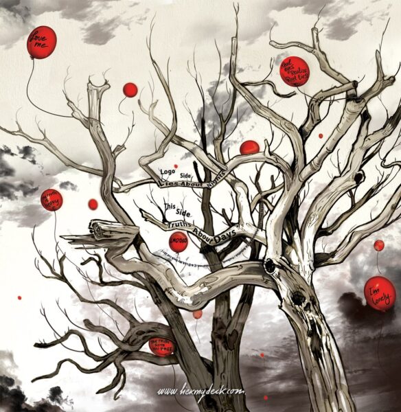 LMD010..Back Cover Lies About Nights / Truths About Days