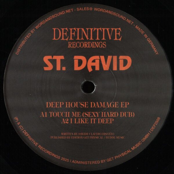 DEF2508 Deep House Damage EP