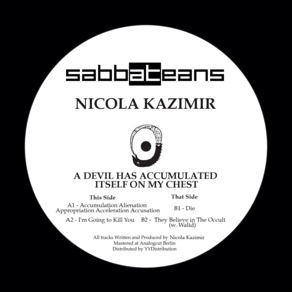 SABBATEANS 002 LABEL A A Devil has Accumulated Itself On My Chest