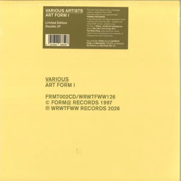 Art Form I (LP 2x12")