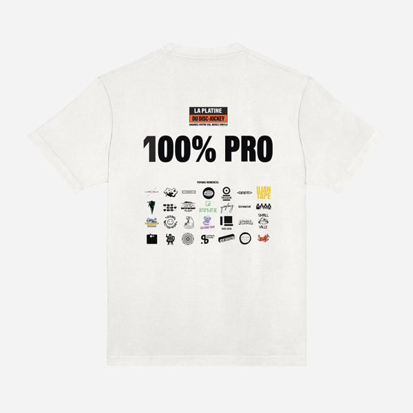 T-Shirt YOYAKU 100 PRO White Back