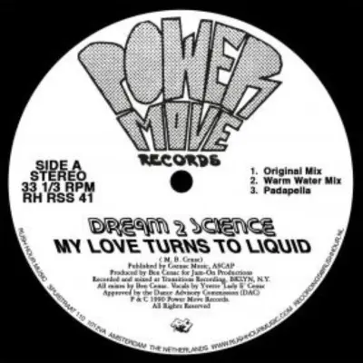 MY LOVE TURNS TO LIQUID